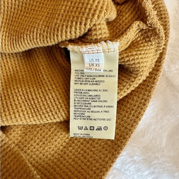 Anthropologie PILCRO Angie Waffle Knit Cowl Neck Sweater Size XS - Picture 14 of 14